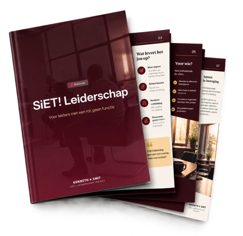 Brochure van SiET! Leiderschap